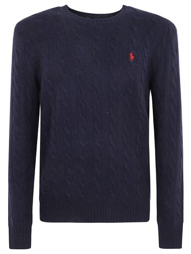 Cable Knit Rib Trim Sweater - Ralph Lauren - Modalova