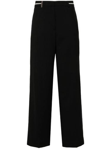 Peserico Black Wool Blend Trousers - Peserico - Modalova