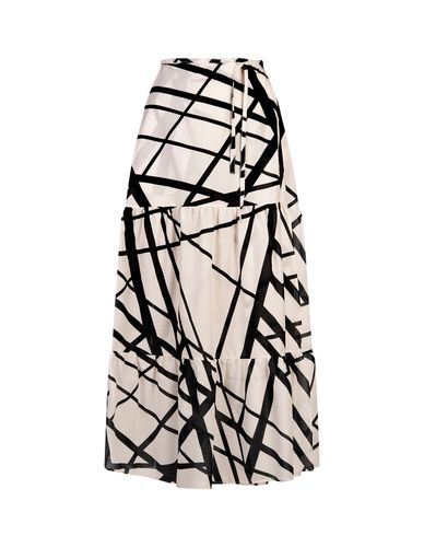 Kiton Printed Silk Midi Skirt - Kiton - Modalova