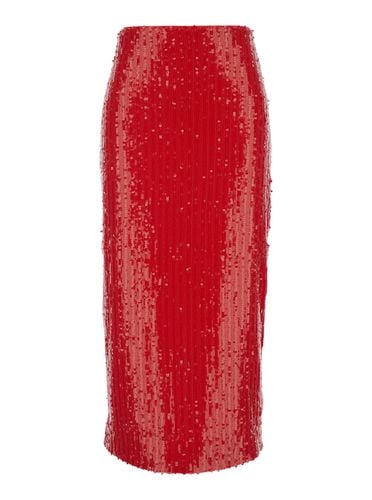 Skirt With All-over Sequins In Recycled Fabric Woman - Rotate by Birger Christensen - Modalova