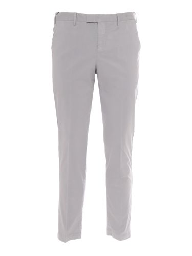 Trousers - Master, Flat Front, Diagonal Pockets, Flap Back Pockets, Finished - PT Torino - Modalova