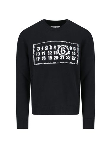 Logo Crewneck Sweater - MM6 Maison Margiela - Modalova