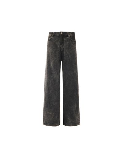 Discoloured Wash Wide Leg Jeans - John Richmond - Modalova