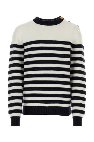 Embroidered Cashmere Sweater - Balmain - Modalova