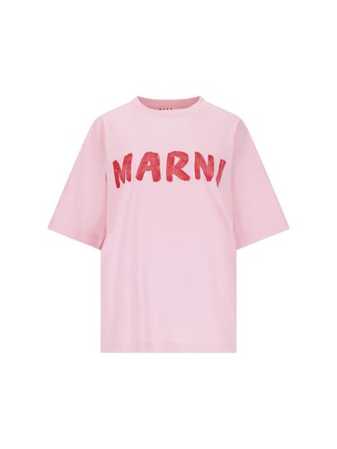 Marni Logo T-shirt - Marni - Modalova