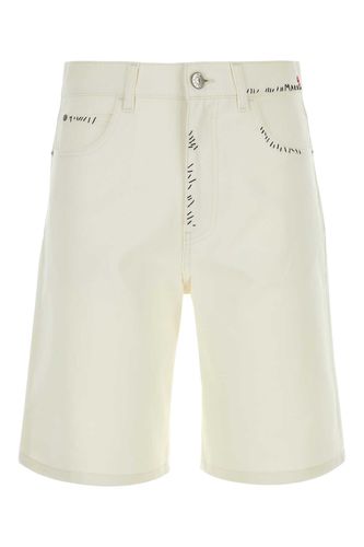 Marni White Denim Bermuda Shorts - Marni - Modalova