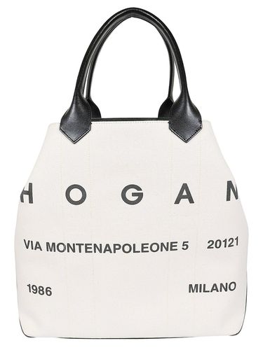 Hogan Script Large Shopping Bag - Hogan - Modalova