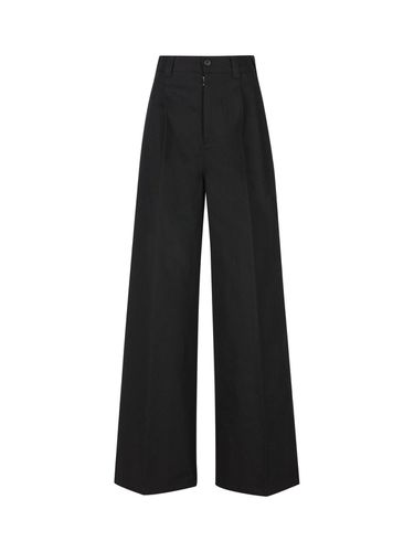 Belt-looped Wide-leg Trousers - Maison Margiela - Modalova