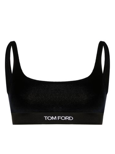 Stretch Lustrous Velour Signature Bralette - Tom Ford - Modalova