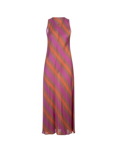 Silk And Viscose Twill Long Dress - Aspesi - Modalova