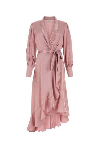 Zimmermann Pink Silk Dress - Zimmermann - Modalova