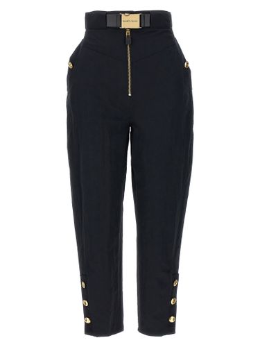 Elisabetta Franchi Belted Trousers - Elisabetta Franchi - Modalova
