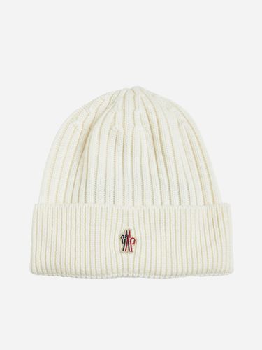 Moncler Logo Wool Beanie - Moncler - Modalova