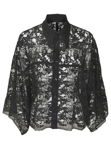 Floral Lace See-through Shirt - Yohji Yamamoto - Modalova