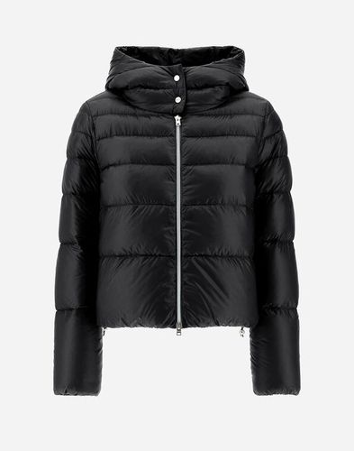 Herno Black Nylon Down Jacket - Herno - Modalova