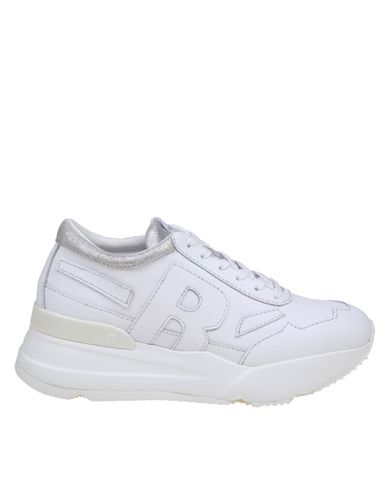 Ruco Line White Leather Sneakers - Ruco Line - Modalova