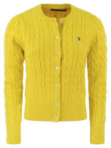 Plaited Cardigan With Long Sleeves - Polo Ralph Lauren - Modalova