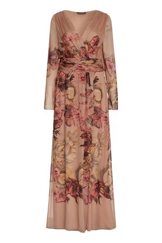 Printed Chiffon Dress - Alberta Ferretti - Modalova