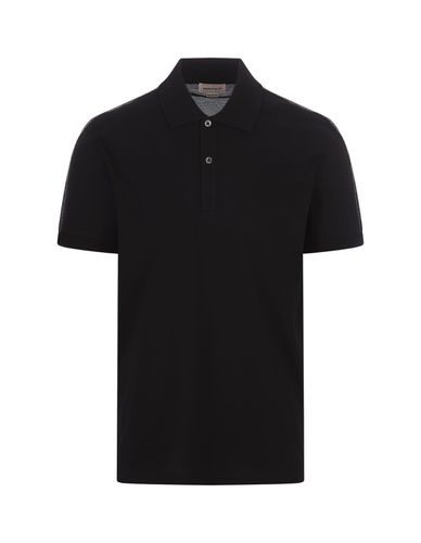 Polo Shirt With Logo Tape - Alexander McQueen - Modalova