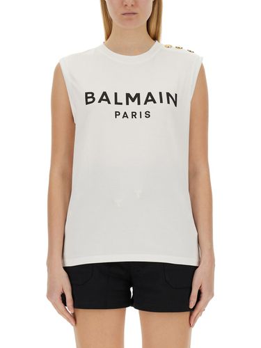 Balmain Camisole With Three Buttons - Balmain - Modalova