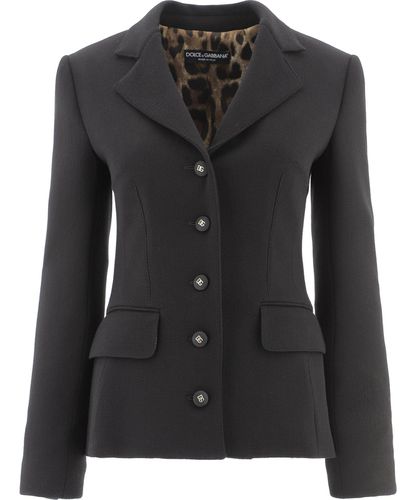 Single Breasted Jacket - Dolce & Gabbana - Modalova