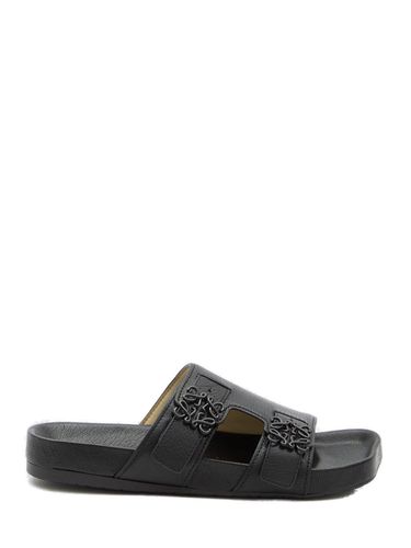 Loewe Logo-plaque Slip-on Sandals - Loewe - Modalova