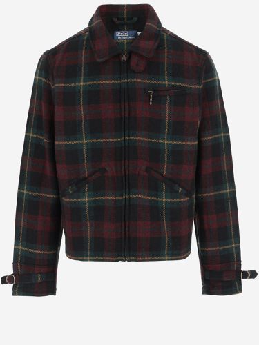 Wool Blend Shirt With Check Pattern - Ralph Lauren - Modalova