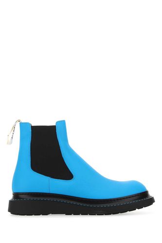 Fluo Light-blue Leather Ankle Boots - Loewe - Modalova