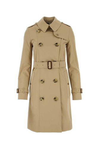 Beige Gabardine Heritage Chelsea Trench Coat - Burberry - Modalova