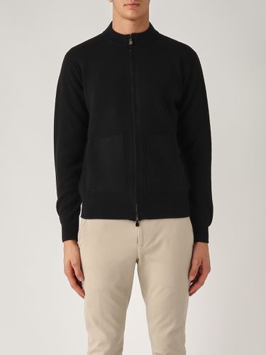 Cardigan Bomber Zip Cardigan - Filippo De Laurentiis - Modalova