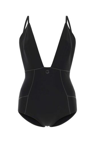 Black Stretch Nylon Bodysuit - Coperni - Modalova