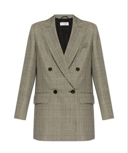 Checkered Double-breasted Jacket - Max Mara - Modalova