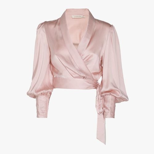 Zimmermann Light Pink Silk Top - Zimmermann - Modalova