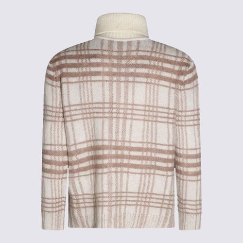 J. W. Anderson White, Brown And Orange Wool Blend Jumper - J.W. Anderson - Modalova