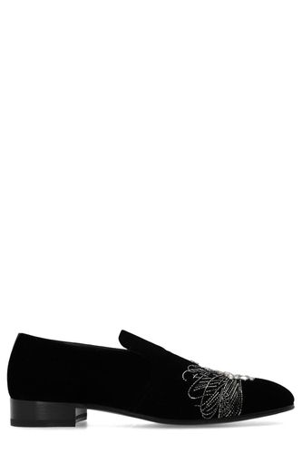 Dragonfly Embellished Slip-on Loafers - Alexander McQueen - Modalova