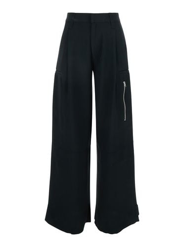 Cargo Pants In Viscose Blend Woman - Ami Alexandre Mattiussi - Modalova