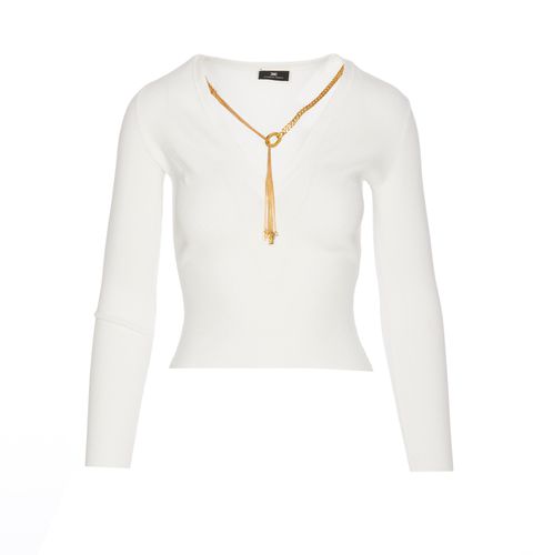 Elisabetta Franchi Knit Sweater - Elisabetta Franchi - Modalova