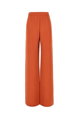 High Waist Wide Leg Trousers - Valentino - Modalova