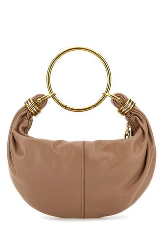 Antiqued Pink Leather Bracelet Handbag - Chloé - Modalova