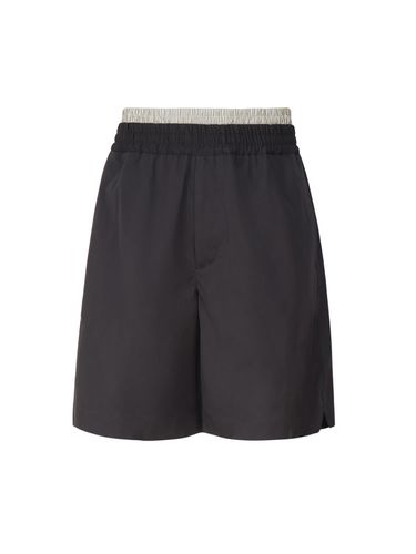 Lightweight Cotton Twill Shorts - Bottega Veneta - Modalova