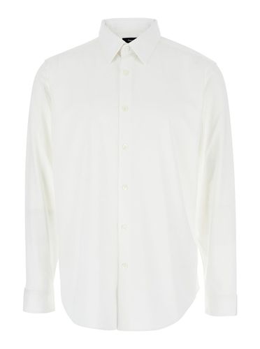 Sylvain Shirt With Pointed Collar In Cotton Blend Man - Theory - Modalova