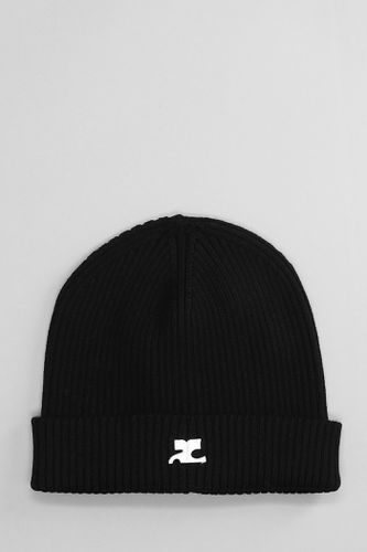 Courrèges Logo Beanie - Courrèges - Modalova