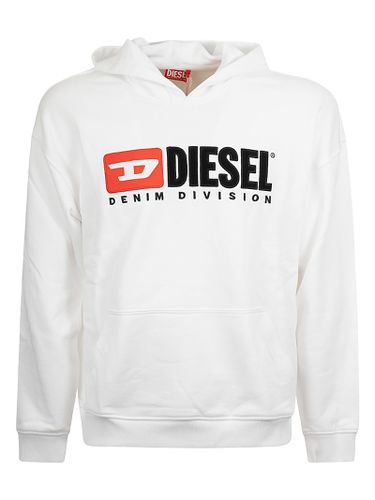 Diesel Logo Print Hoodie - Diesel - Modalova