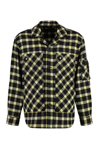 Versace Wool Blend Overshirt - Versace - Modalova