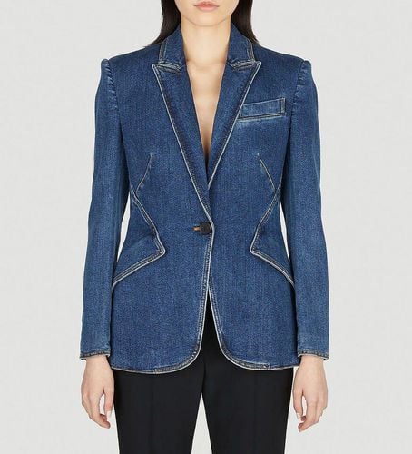 Alexander McQueen Denin Jacket - Alexander McQueen - Modalova