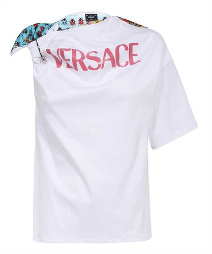 Versace Logo Print T-shirt - Versace - Modalova