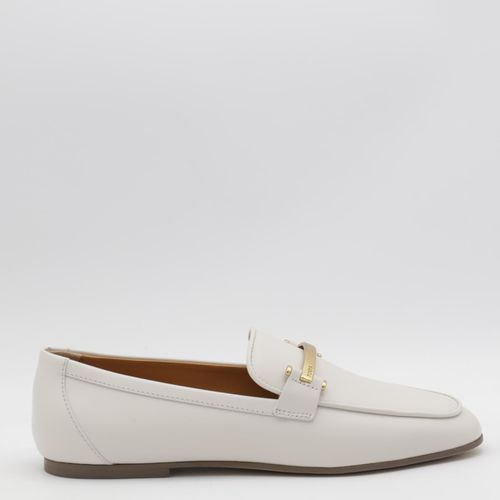 Tod's White Leather Loafers - Tod's - Modalova