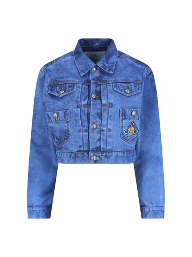 Vivienne Westwood Logo Denim Jacket - Vivienne Westwood - Modalova