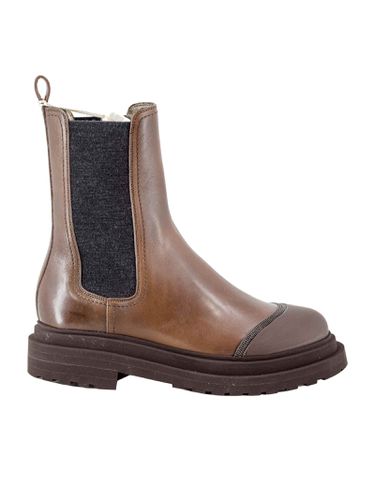 Elasticated-panel Ankle Boots - Brunello Cucinelli - Modalova