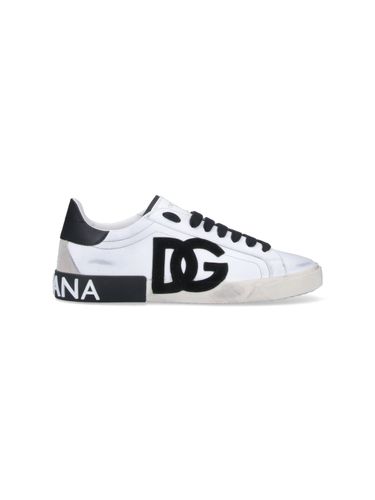Portofino Vintage Sneakers - Dolce & Gabbana - Modalova